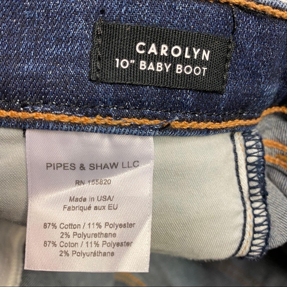 Veronica Beard Carolyn High Rise Baby Boot Jeans - Picture 7 of 9